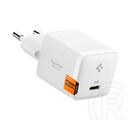Spigen essential ee301eu hálózati töltő type-c aljzat(30w, pd gyorstöltő 3.0)fehér