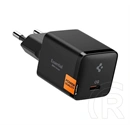 Spigen essential ee301eu hálózati töltő type-c aljzat (30w, pd gyorstöltő 3.0) fekete