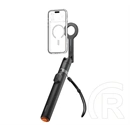 Spigen iPhone 17e  s582w szelfibot (univerzális, tripod állvány, bluetooth távkioldó, magsafe, 27.8-166.5cm) fekete