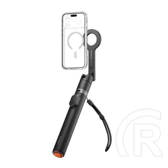 Spigen iPhone 17e  s582w szelfibot (univerzális, tripod állvány, bluetooth távkioldó, magsafe, 27.8-166.5cm) fekete