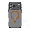 Spigen iPhone 18 Pro  ultra hybrid mag műanyag telefonvédő (ütésállóság, légpárnás keret, magsafe) fekete/narancssárga