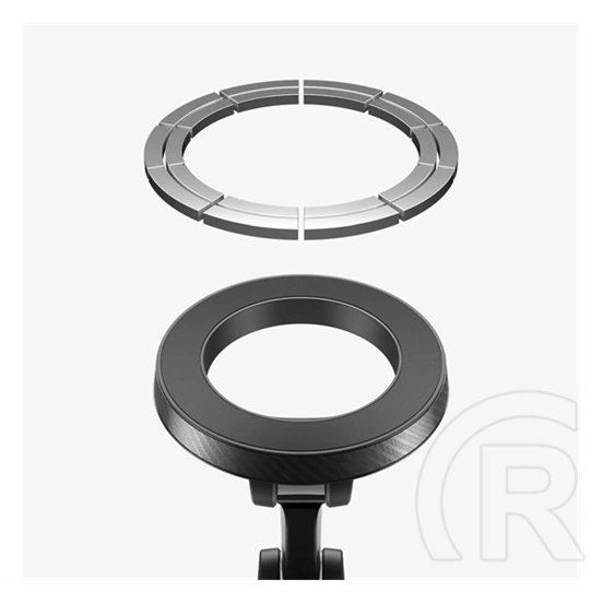 Spigen mft36 autós tartó (szellőzőre, műszerfalra, tapadókorongos, 360°, mágneses) fekete
