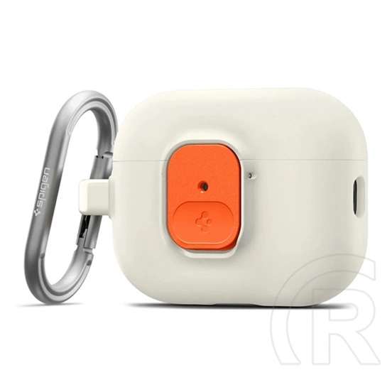 Spigen nano pop szilikon tok (karabíner, bézs) Apple airpods pro 3