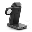 Spigen onetap pro3 asztali töltőállvány 3in1 (15w, wireless, gyorstöltő, magsafe, apple watch töltő) fekete