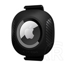 Spigen pet collar szilikon tok (hátizsák pántra, nyakörvre, gumis rögzítés + védőfólia) fekete apple airtag