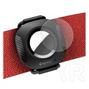 Spigen pet collar szilikon tok (hátizsák pántra, nyakörvre, gumis rögzítés + védőfólia) fekete apple airtag