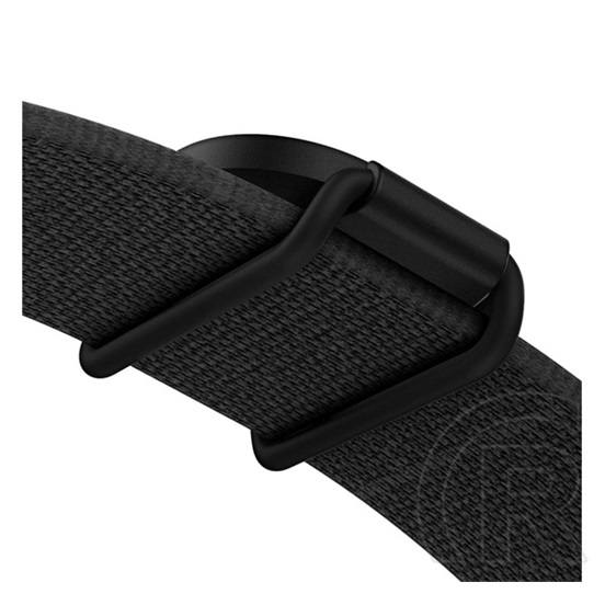 Spigen pet collar szilikon tok (hátizsák pántra, nyakörvre, gumis rögzítés + védőfólia) fekete apple airtag