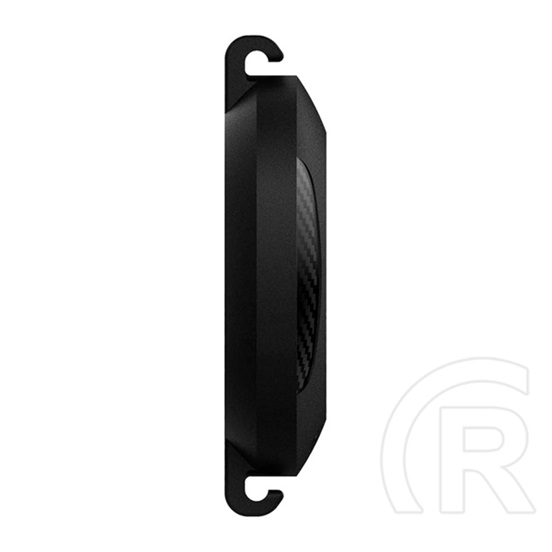 Spigen pet collar szilikon tok (hátizsák pántra, nyakörvre, gumis rögzítés + védőfólia) fekete apple airtag