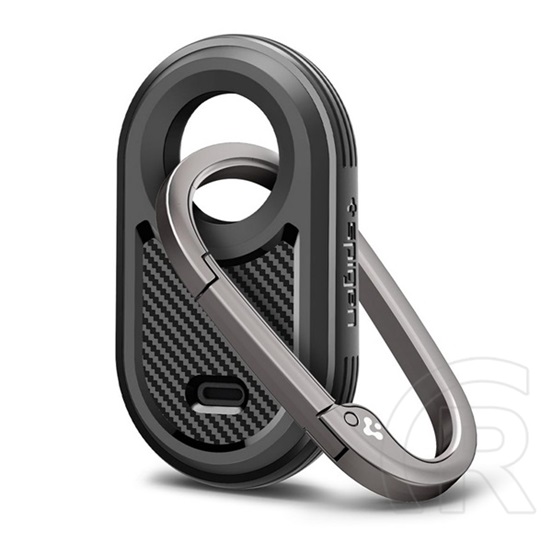 Spigen rugged armor kulcstartó (ütésállóság, karabíner) Samsung smarttag2 fekete