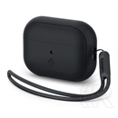 Spigen silicone fit szilikon tok (kézpánt, fekete) Apple airpods pro 2