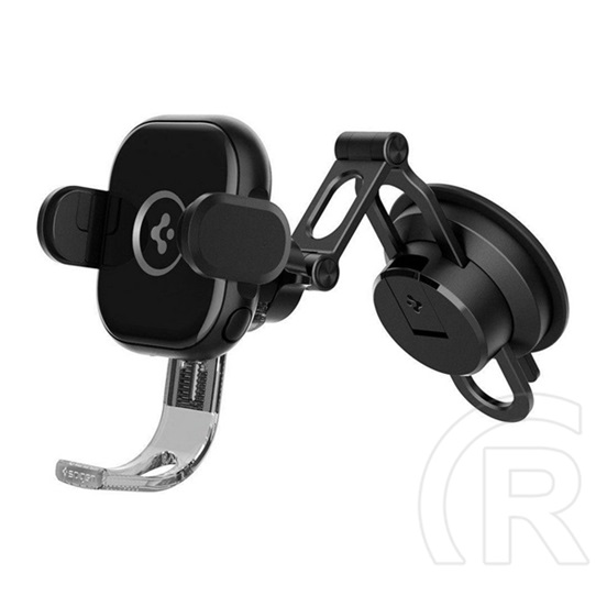 Spigen uts35w onetap universal autós tartó (tapadókorongos, szélvédőre, műszerfalra, mágneses, qi wireless) fekete
