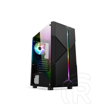 Spirit Of Gamer Clone 3 RGB (ATX, ablakos, fekete)