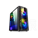 Spirit Of Gamer Ghost 5 RGB (ATX, ablakos, fekete)