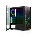 Spirit Of Gamer Ghost One RGB (ATX, ablakos, fekete)