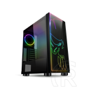 Spirit Of Gamer Ghost One RGB (ATX, ablakos, fekete)