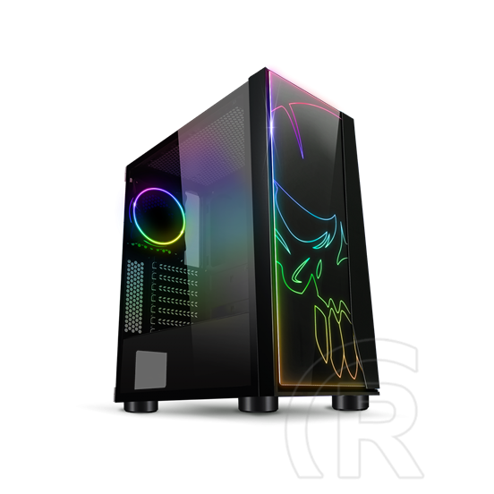 Spirit Of Gamer Ghost One RGB (ATX, ablakos, fekete)