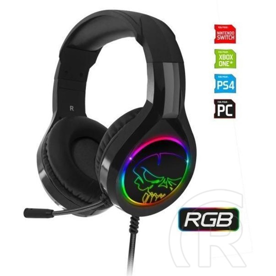 Spirit Of Gamer Pro-H8 RGB Headset (Fekete)