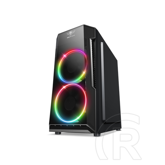 Spirit of Gamer Deathmatch 3 RGB (mATX, ablakos, fekete)