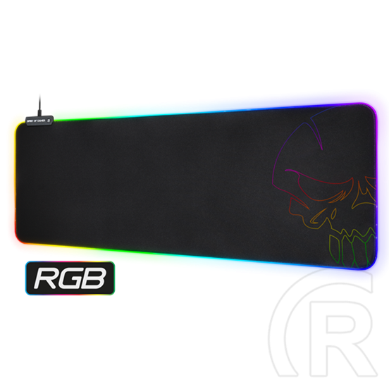 Spirit of Gamer RGB Large egérpad (fekete)