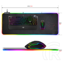 Spirit of Gamer RGB Large egérpad (fekete)