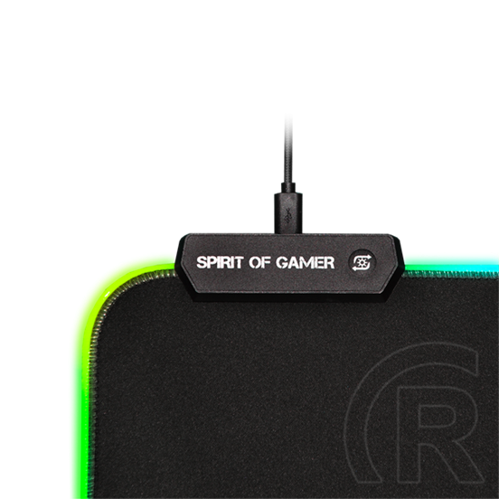 Spirit of Gamer RGB Large egérpad (fekete)