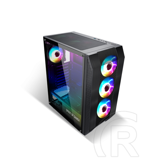 Spirit of Gamer Rogue VI RGB (ATX, ablakos, fekete)