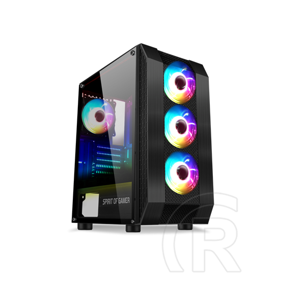 Spirit of Gamer Rogue VI RGB (ATX, ablakos, fekete)