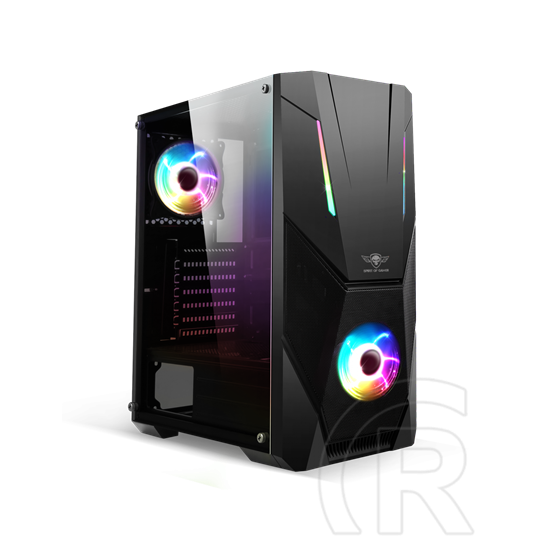 Spirit of Gamer Rogue V RGB (ATX, ablakos, fekete)