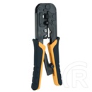 Sprotek racsnis krimpelő fogó (8P8C/RJ-45, 6P6C/RJ-12, 6P4C/RJ-11, 6P2C)