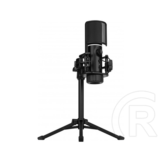 Streamplify MIC RGB Tripod kardioid kondenzátor mikrofon (USB, fekete)