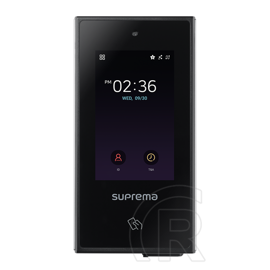 Suprema X-Station 2 Kijelzős kártyaolvasó ( Dual RFID (EM & MIFARE, DESFire EV1/EV2, Felica, iCLASS ) IP65, NFC, BLE