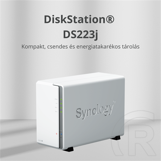Synology DS223J Disk Station 2év hivatalos jótállással