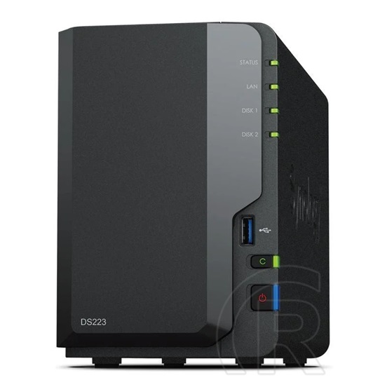 Synology DS223 Disk Station 2év hivatalos jótállással