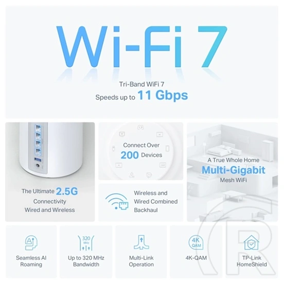 TP-Link DECO BE9300 Mesh (2db-os)