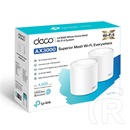 TP-Link Deco X50 Dual Band AX3000 egész otthont lefedő Mesh Wi-Fi 6 rendszer (2 darabos csomag)