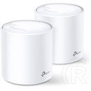 TP-Link Deco X60 Dual Band AX3000 egész otthont lefedő Mesh Wi-Fi 6 rendszer (2 darabos csomag)