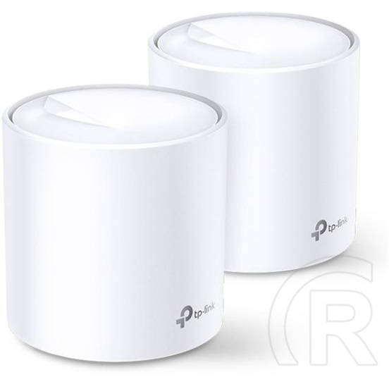 TP-Link Deco X60 Dual Band AX3000 egész otthont lefedő Mesh Wi-Fi 6 rendszer (2 darabos csomag)