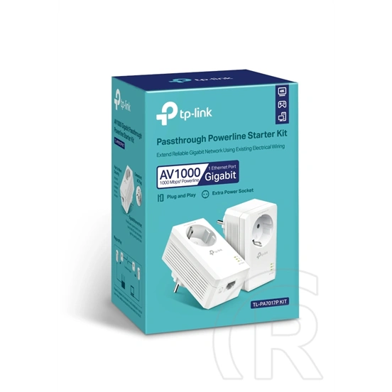 TP-Link PA7017P Powerline Adapter Kit (AV1000)