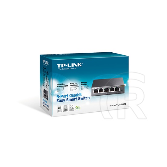 TP-Link TL-SG105E switch (5 port 10/100/1000, metal, easy smart)