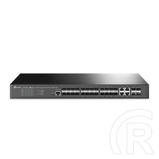 TP-Link TL-SG3428XF JetStream 24xGbE LAN 4x10GbE SFP+ port L2+ menedzselhető switch