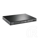 TP-Link TL-SG3428XMP JetStream 24xGbE PoE+ LAN 4x10GbE SFP+ port L2+ menedzselhető PoE+ switch