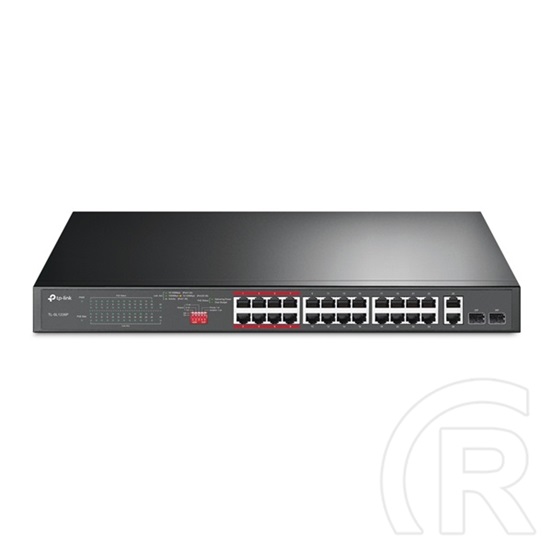 TP-Link TL-SL1226P 24-Port 10/100Mbps + 2-Port Gigabit Unmanaged PoE+ Switch
