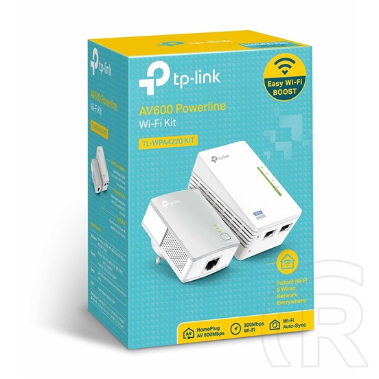 TP-Link TL-WPA4220KIT Wireless N300 AV600 Powerline Extender Starter kit