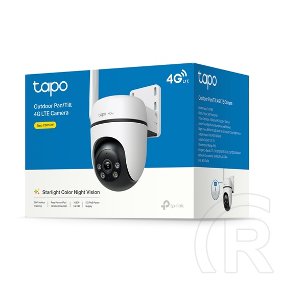 TP LINK Tapo C501GW 4G LTE kültéri biztonsági kamera, fehér