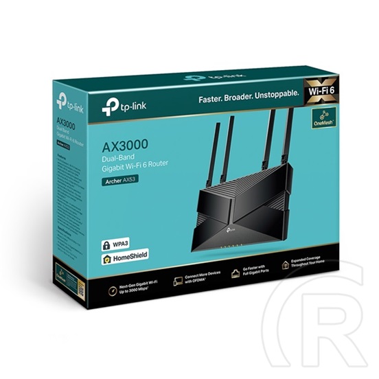 TP Link ARCHER AX53 Dual Band Wireless AX3000 Gigabit Router