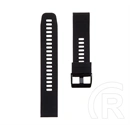 Tactical Garmin Fenix 8 Pro 47mm  pótszíj (egyedi méret, 22mm, szilikon, fém csat, quickfit csatlakozás) fekete