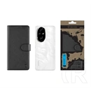Tactical Honor 200 Pro field notes tok álló, bőr hatású (flip, asztali tartó, bankkártya tartó, prémium) fekete