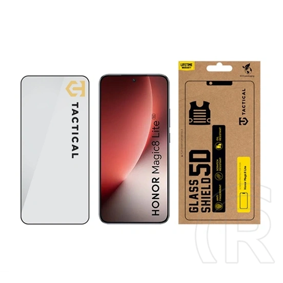 Tactical Honor Magic 8 Lite glass shield 5d képernyővédő üveg (5d, 0.33mm, 9h) fekete