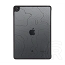 Tactical IPAD 10.2 (2021)  warthog szilikon telefonvédő (ütésállóság, átlátszó hátlap, topográfiai minta) fekete