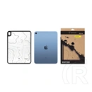 Tactical IPAD 11 (2025)  warthog szilikon telefonvédő (ütésállóság, átlátszó hátlap, topográfiai minta) fekete